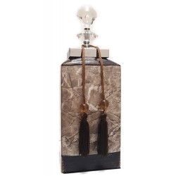 Βάζο με καπάκι κεραμικό 14x14x36εκ.