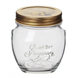 Βάζο γυάλινο με βιδωτό καπάκι 500ml Stagioni Anfora