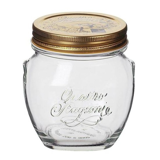 Βάζο γυάλινο με βιδωτό καπάκι 500ml Stagioni Anfora
