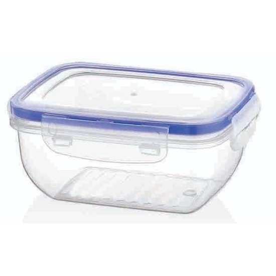 Φαγητοδοχείο pp/silicone με κλιπς 22x16x8,5εκ. 2.3L