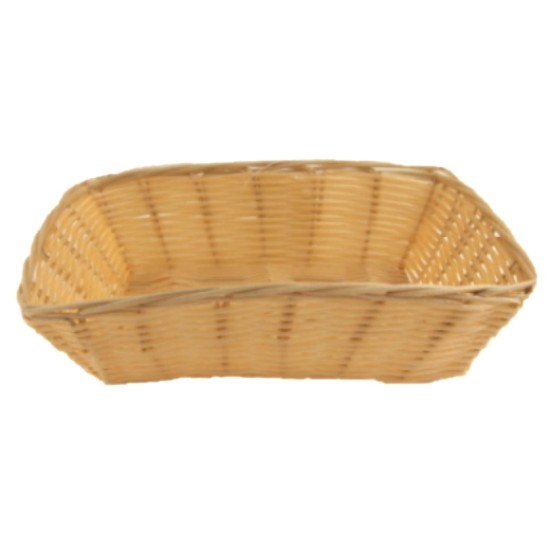 Ψωμιέρα-καλαθάκι πολυπροπυλένιο ορθογώνια πλεκτή 23x15x7εκ.