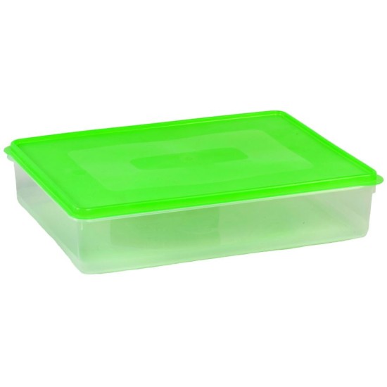 Φαγητοδοχείο ορθογώνιο πλαστικό 34,5x26,5x7,9εκ. 6L