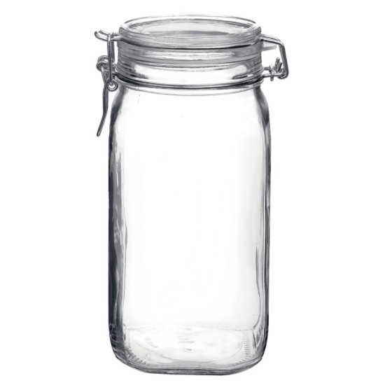 Βάζο γυάλινο με αεροστεγές κλείστρο 10,6x22εκ. 1.5L Fido
