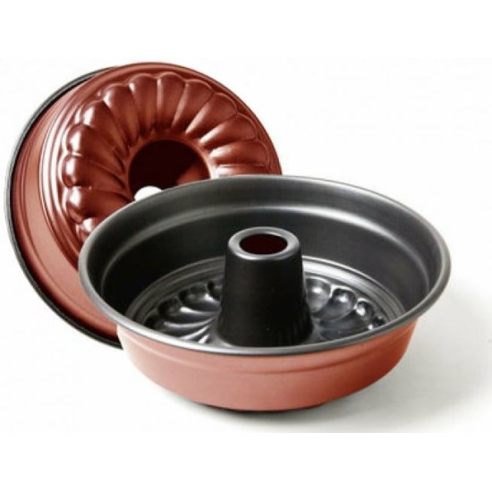 Φόρμα κέικ στρόγγυλη αντικολλητική 28x9εκ. EURO CHEF
