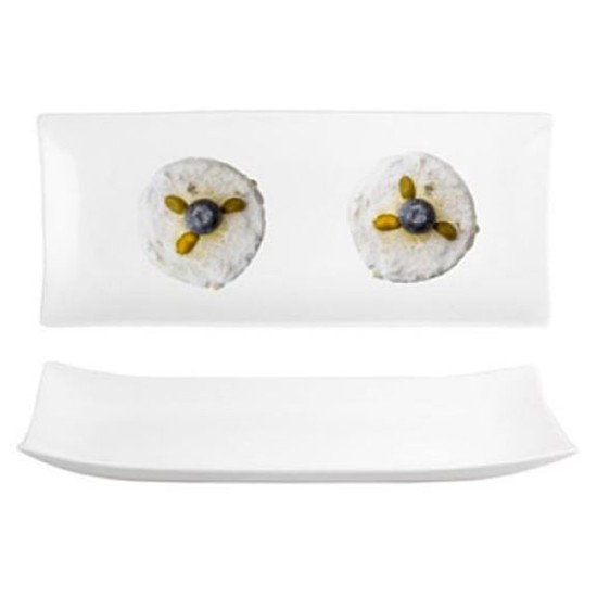 Πιατέλα πορσελάνη λευκή 30x12,5x2εκ. GOURMET