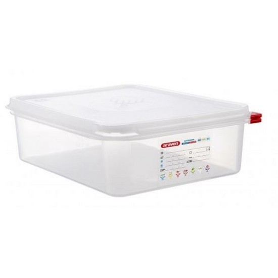 Φαγητοδοχείο PP GN 1/2 32,5x26,5x10εκ. 6.5L Hermet