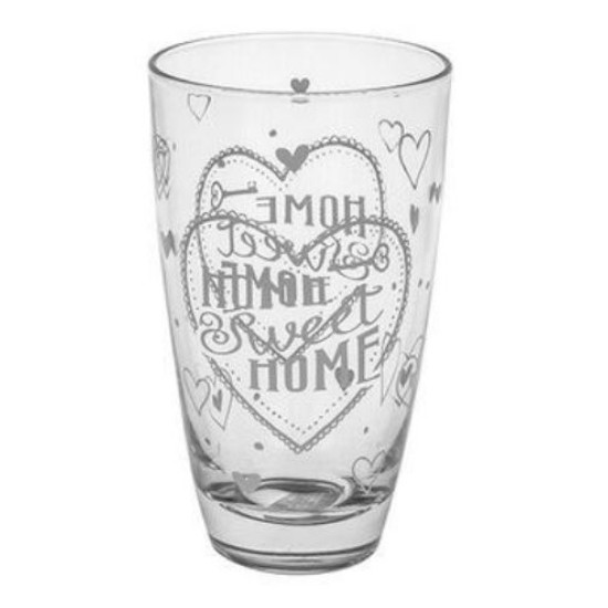 Σετ 3 ποτήρια σωλήνα 370ml LOVE HOME
