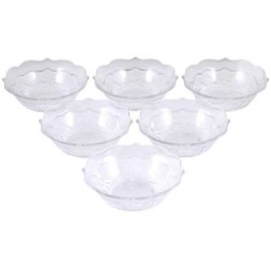 Σετ 6 μπωλ γυάλινα 14x5,5εκ. JASMIN