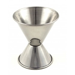 Jigger διπλό ανοξείδωτο κλεψύδρα 7/8x1,25oz (24,9x35,5ml)