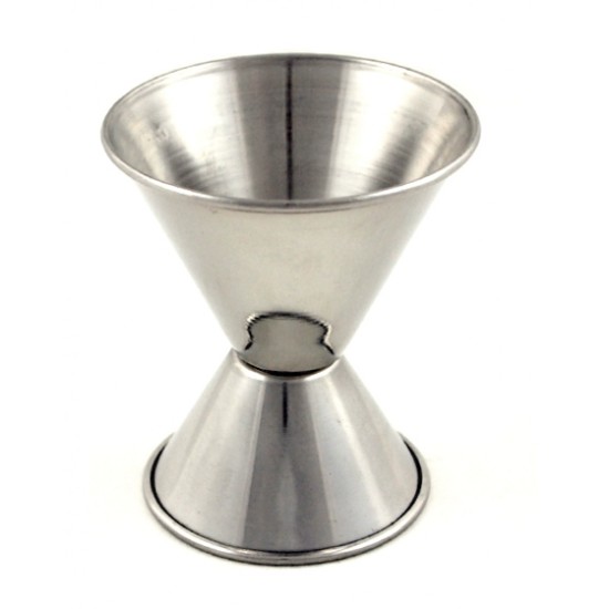 Jigger διπλό ανοξείδωτο κλεψύδρα 1x1,5oz (28,4x42,6ml)