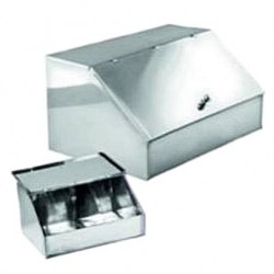 Καφεκούτι γίγας inox 2 θέσεων 33x23x17εκ.