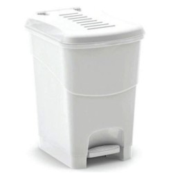 Πεντάλ μπάνιου πλαστικό λευκό 19x24x28 10L Koral Bin