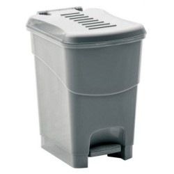 Πεντάλ μπάνιου πλαστικό γκρι 19x24x28εκ. 10L Koral Bin