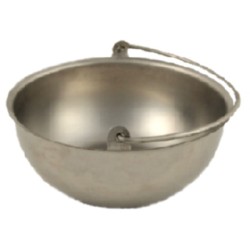 Κουβαδάκι πάγου inox 18/10 με χερούλι 13,5x5,5εκ.