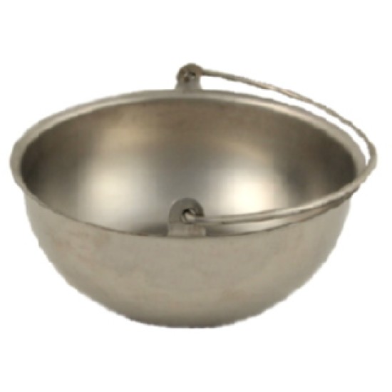 Κουβαδάκι πάγου inox 18/10 με χερούλι 13,5x5,5εκ.