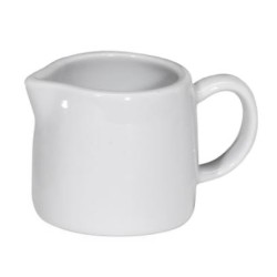 Γαλατιέρα πορσελάνινη λευκή μικρή 50ml VIENNA