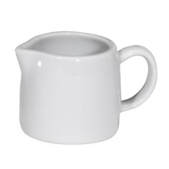 Γαλατιέρα πορσελάνινη λευκή μικρή 50ml VIENNA