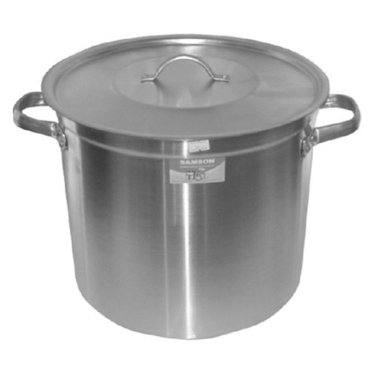 Μαρμίτα αλουμινίου σατινέ επαγγελματική 5mm 32x24εκ. 19.3L