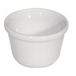 Μπωλ βουτύρου πορσελάνης λευκό στρόγγυλο 7εκ.