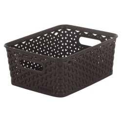 Καλάθι αποθήκευσης rattan καφέ 26x20x6εκ. MyStyle