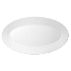 Πιατέλα οβάλ πορσελάνη λευκή 23εκ. ΧΜ
