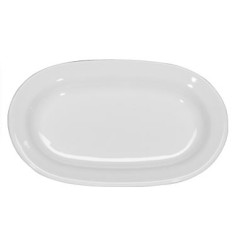 Πιατέλα πορσελάνινη οβάλ λευκή 25εκ. VIENNA