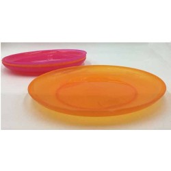 Πιάτο ρηχό πλαστικό χρωματιστό 23εκ. ΚΩΣΤΗΣ