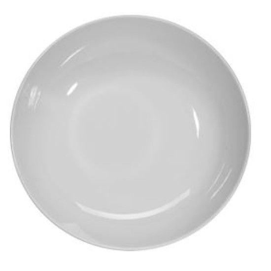 Πιάτο πορσελάνης βαθύ λευκό στρόγγυλο 21εκ. TETRA