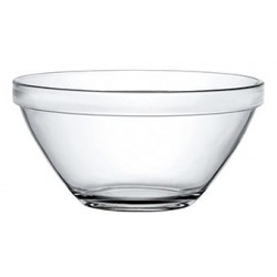 Μπωλ γυάλινο κωνικό 20x10εκ. 1.7L POMPEI