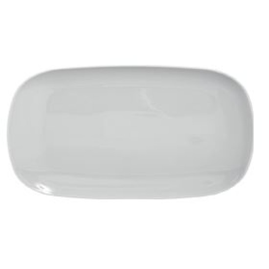 Ραβιέρα πορσελάνινη λευκή 16x10,5εκ.