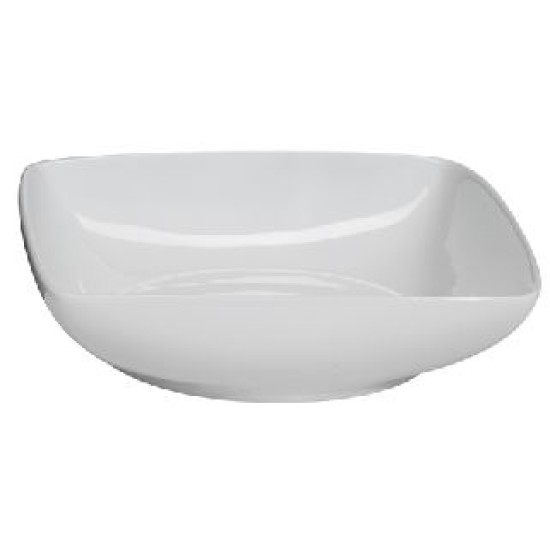 Σαλατιέρα πορσελάνης τετράγωνη λευκή 16,5εκ. TETRA