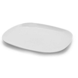 Πιατέλα οπαλίνα λευκή 21,5χ19εκ. Snack Solutions