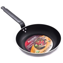 Τηγάνι επαγγελματικό με μεταλλική χειρολαβή 3mm 28x5,6εκ.