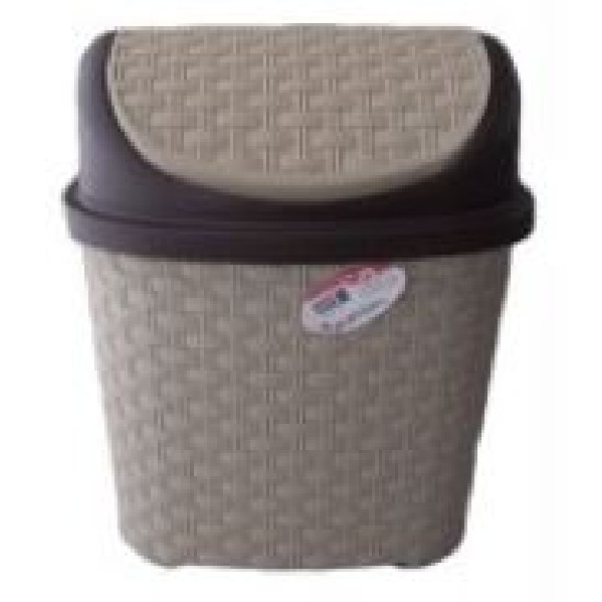 Κάδος απορριμάτων πλαστικός παλλόμενος 5.5L 22x15x30εκ.