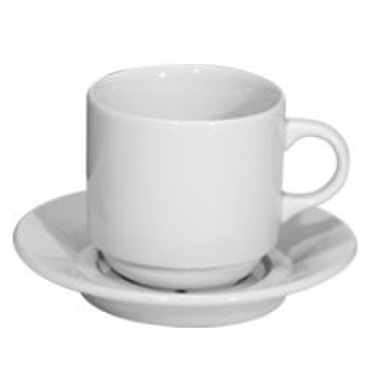 Φλυτζάνι τσαγιού λευκό στοιβαζόμενο 215ml ALBA