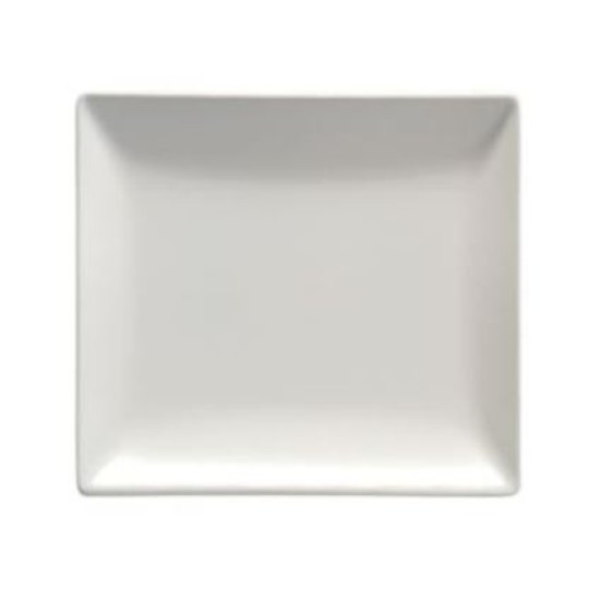 Πιάτο φρούτου τετράγωνο άσπρο ματ 18x18εκ. Elite