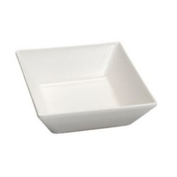 Πιάτο βαθύ τετράγωνο άσπρο ματ 17,5x17,5εκ. Elite