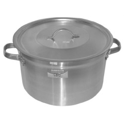 Χύτρα αλουμινίου σατινέ επαγγελματική 5mm 38x22εκ. 24.9L