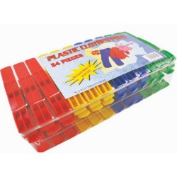 Σετ 24 μανταλάκια πλαστικά