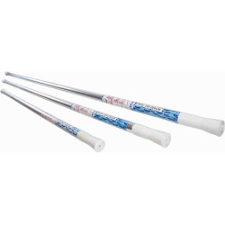 Σωλήνας κουρτίνας μπάνιου ανοξείδωτος 1,25-2,20μ.