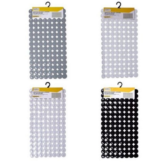 Βεντούζα μπάνιου αντιολισθητική PVC 70x40εκ. Κύκλοι