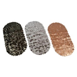 Βεντούζα μπάνιου αντιολισθητική PVC 67x34εκ. Metalic