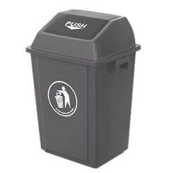 Κάδος απορριμμάτων πλαστικός με push 40lt