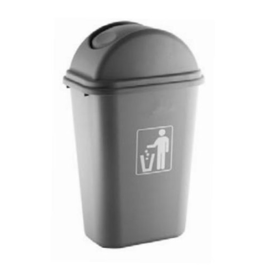 Κάδος απορριμμάτων παλλόμενος πλαστικός 43x29,4x65,5εκ. 45L