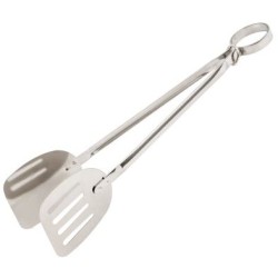 Λαβίδα BBQ φαρδιά ανοξείδωτη AISI 430 38εκ.