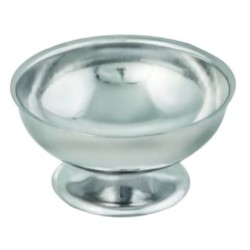 Μπωλ με πόδι στρόγγυλο ανοξείδωτο AISI 430 9,5x4,5εκ. 