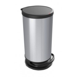 Κάδος απορριμμάτων πλαστικός με πεντάλ 35,7x30,2x59,2εκ. 30L Paso