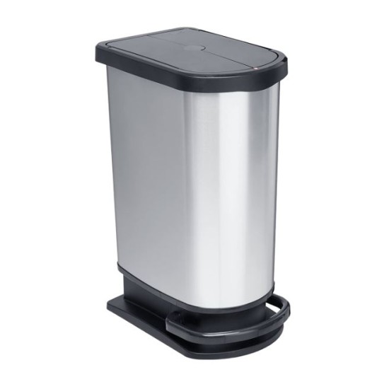 Κάδος απορριμμάτων πλαστικός με πεντάλ 44x29x67εκ. 50L Paso