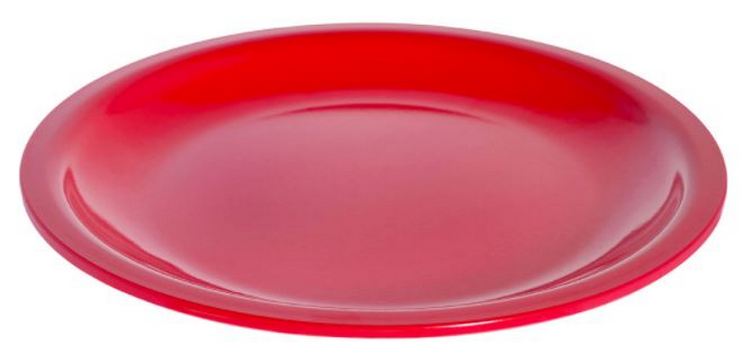 Πιάτα: Πιάτο ρηχό μελαμίνης κόκκινο 22,5εκ. Family
